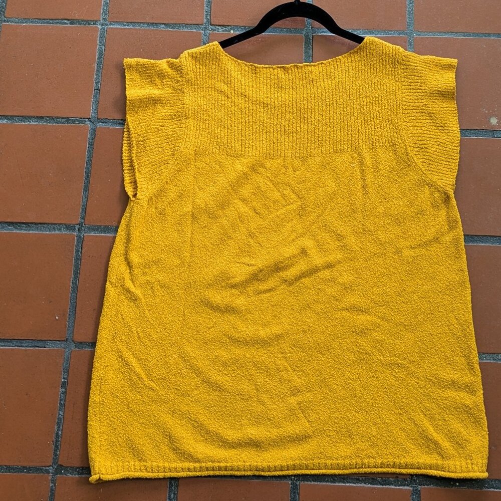 Madewell Marin Sweater Tee Hayfield orange Size XL - Picture 11 of 13